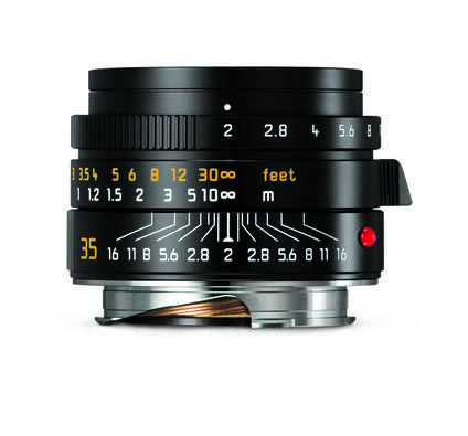Leica Summicron-M 35 f/2 ASPH. BLACK, FRONT