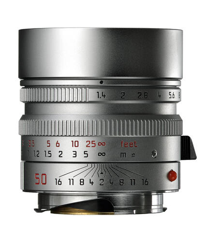 Leica Summilux-M 50 f/1.4 ASPH. SILVER, FRONT