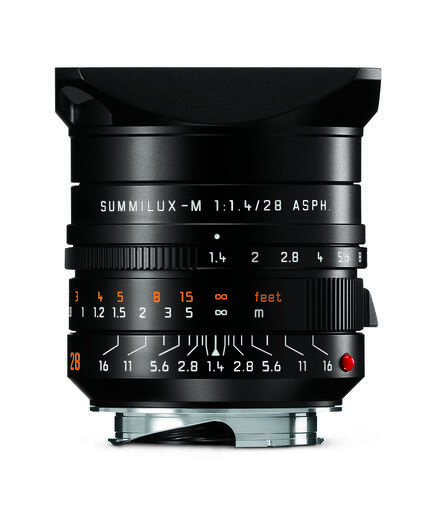 Leica-SUMMILUX-M 28 f/1.4 ASPH. BLACK, FRONT