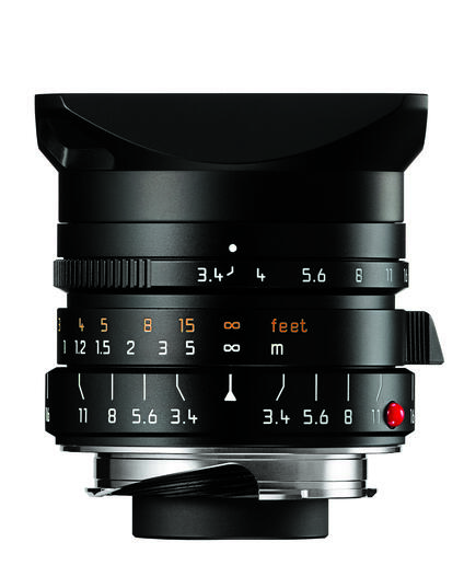 Leica Super-Elmar-M 21 f/3.4 ASPH. BLACK, FRONT