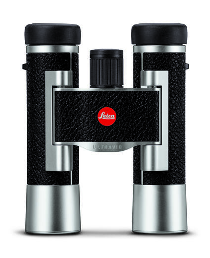 Leica Ultravid 10x25 SILVER LEATHERED FRONT