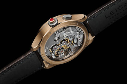 Leica Watch ZM 1 Gold limited Edition, back