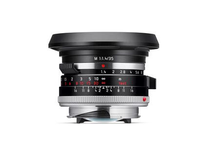 Leica Summilux-M 35 f/1.4 black, lens hood, FRONT
