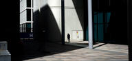 Industrial building in the shadow