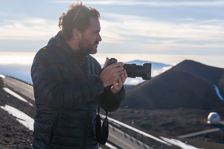 Levison Wood with the Leica SL3 in Hawaii