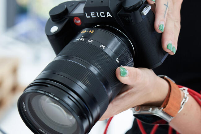 Leica SL3 in hands